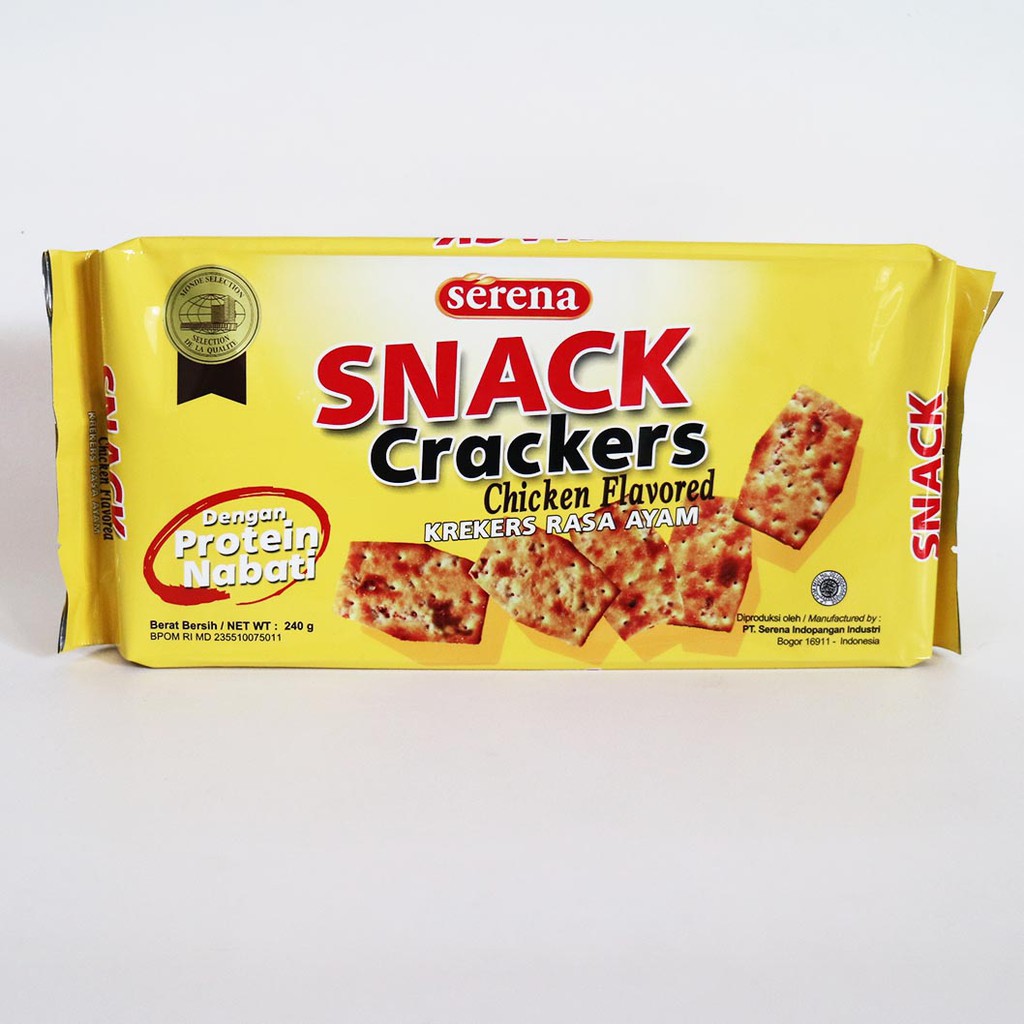 

PACK Serena Snack Crackers Chicken Krekers Rasa Ayam - 210gr