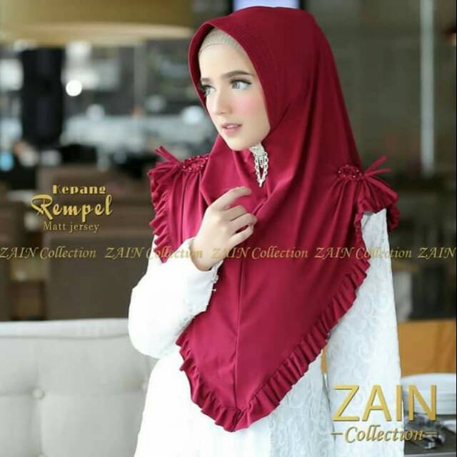 Jilbab kpg rempel mutiara by dnj