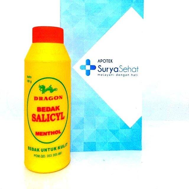 Bedak Salicyl Menthol Dragon 100gram - Salisil Dragon