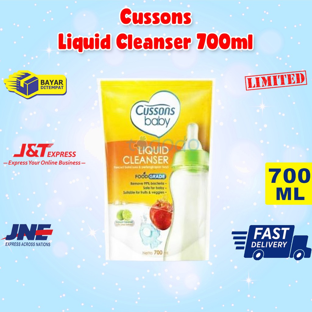 Cussons Liquid Cleanser 700ml - Sabun Pencuci Botol