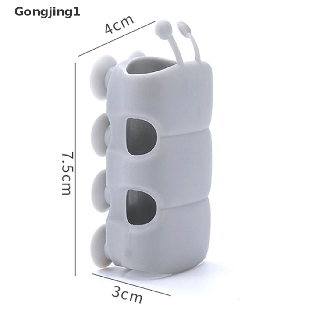 Gongjing1 Holder Kepala Shower Portable Bahan Silikon Untuk Kamar Mandi