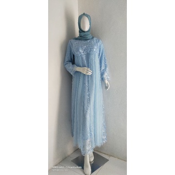 Arina Dress. Dress Brokat. Gamis Brokat. Gaun Pesta. Gaun kondangan