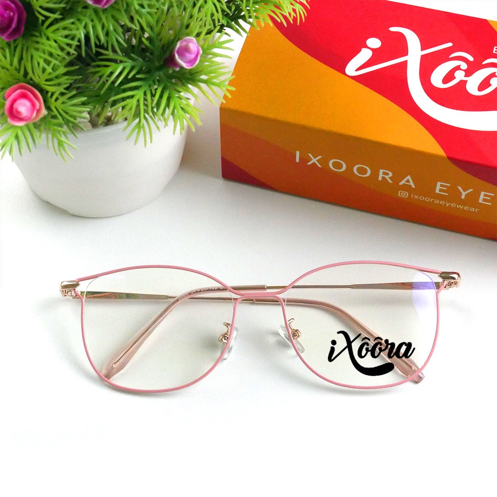 [Best Seller Paket Photocromic] Kacamata Ixoora Siena