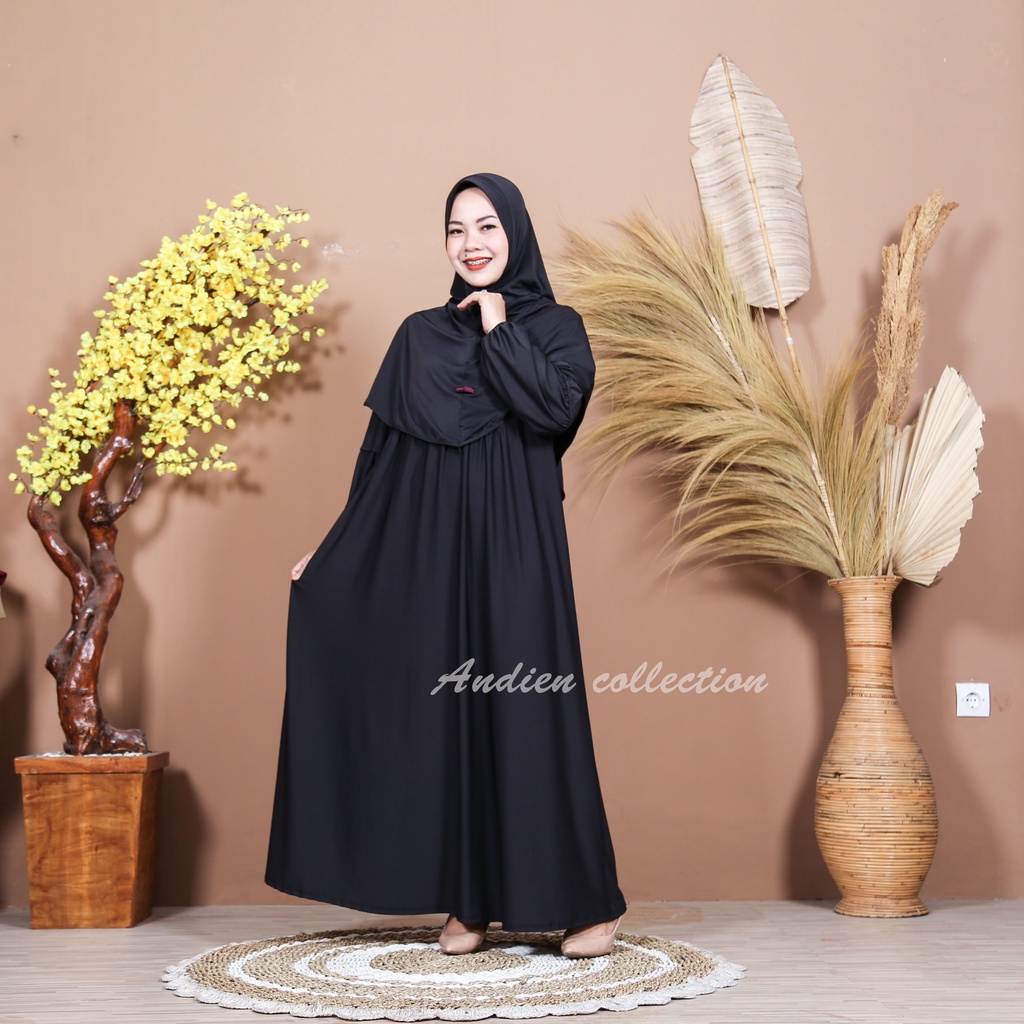 One set Gamis Kharina Busui Jumbo Xxxl- Dress wanita- Gamis setelan