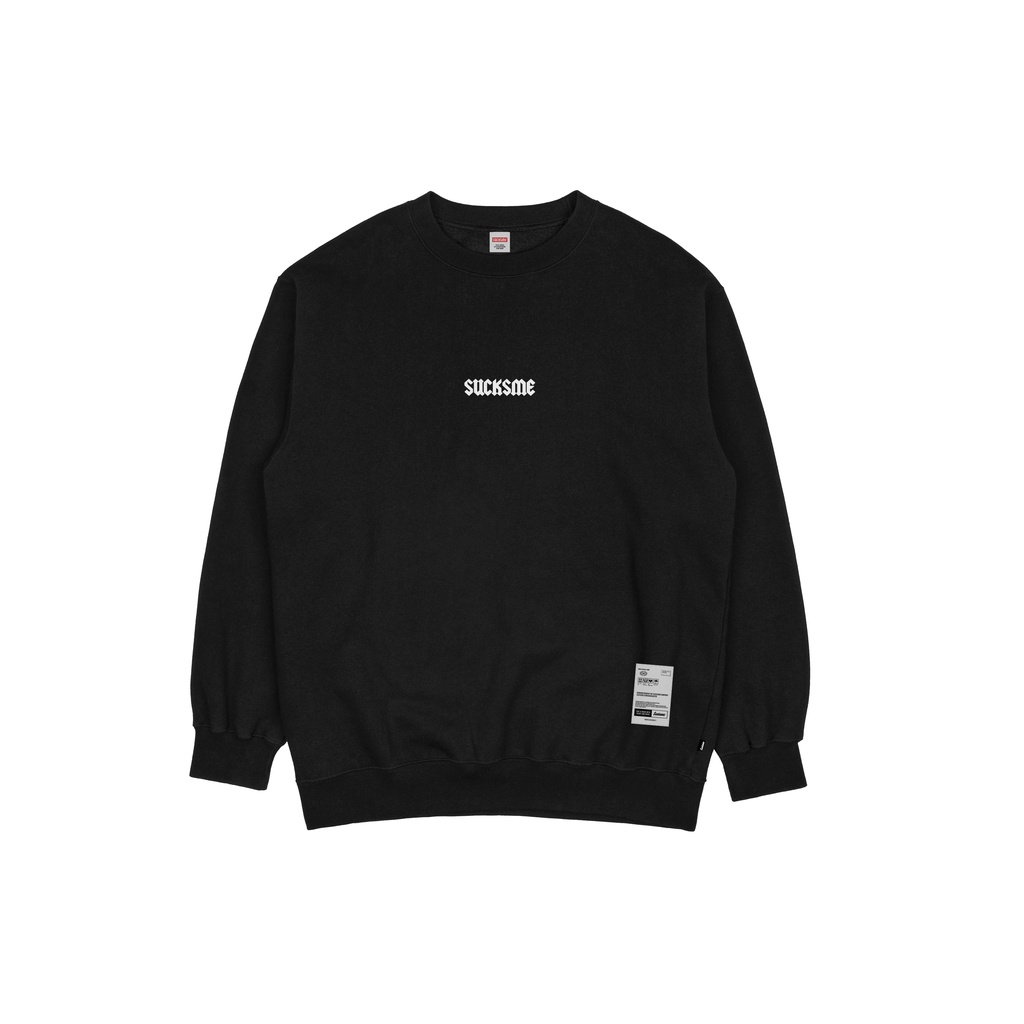 Sucksme Crewneck Original Black - Youth Culture