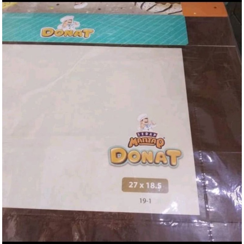 (10pcs) Kotak Donat Isi 6 - Dus Box Donat - Sedap Mantap 27x18,5x5,3 cm