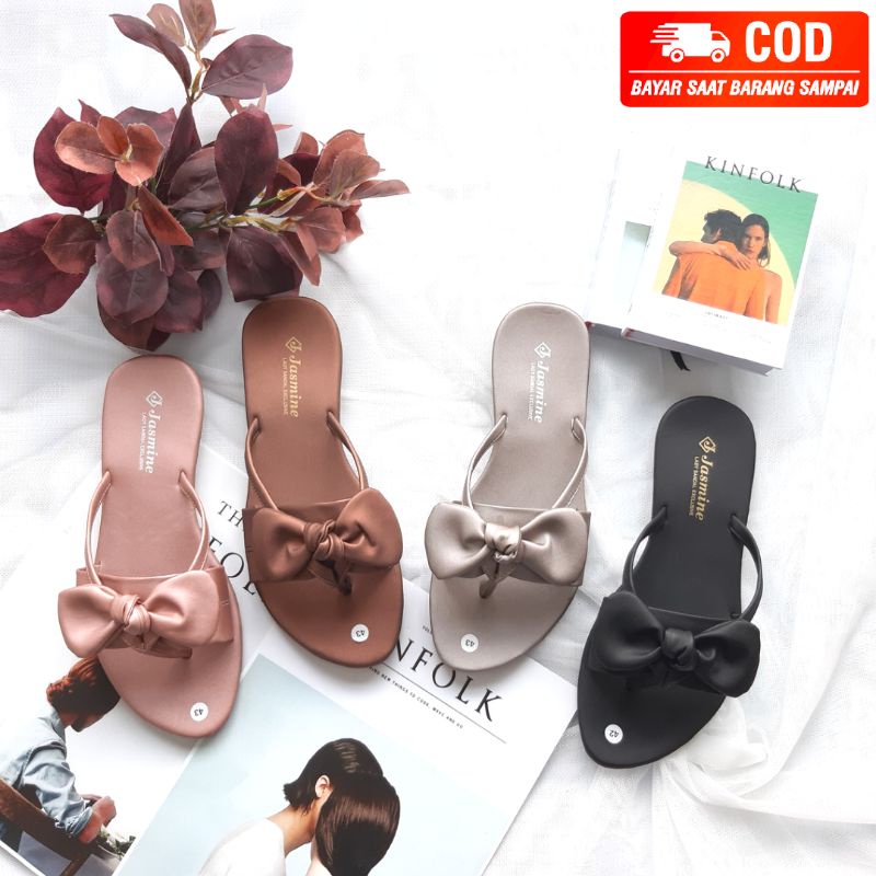 42-43 DAISY JEPIT Big Size Besar Sandal Jasmine JUMBO(G556)
