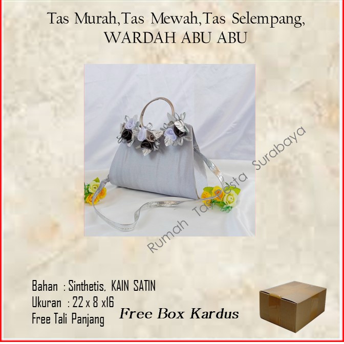 Tas Clutch,Tas Seserahan,Tas Souvenir,WARDAH ABU ABU