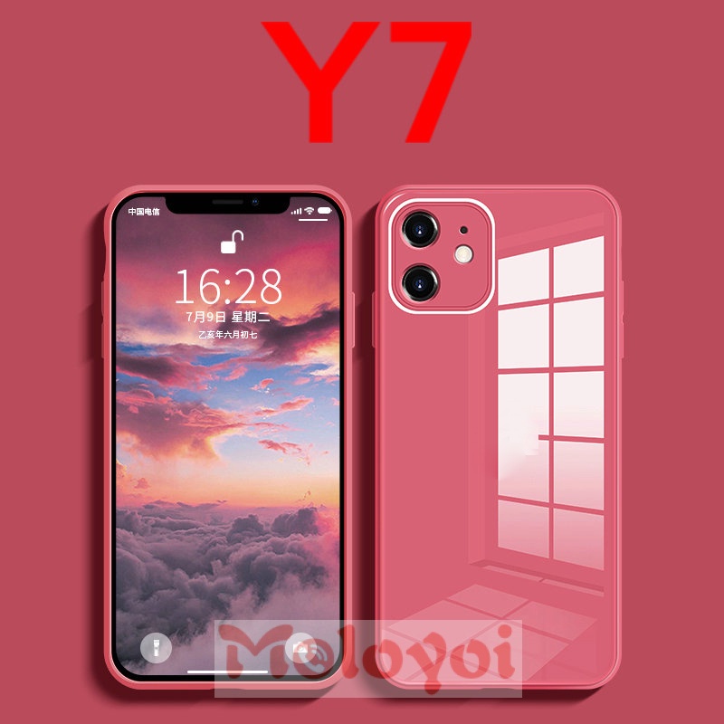 Case Tempered Glass Pelindung Lensa Untuk Iphone 11 12 Pro Max 7 8 6 6s Plus Xs Max X Xr Se 2020