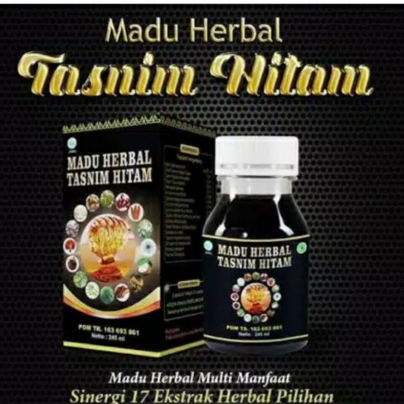 Madu Tasnim Hitam 17 In 1 Herbal Multi Mafaat Tasnim Asli Original 100%