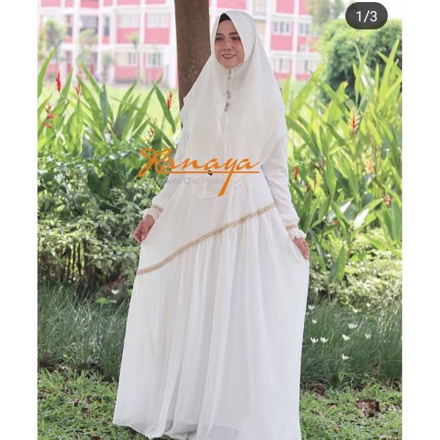 Original Gamis set Malika by ranaya butik