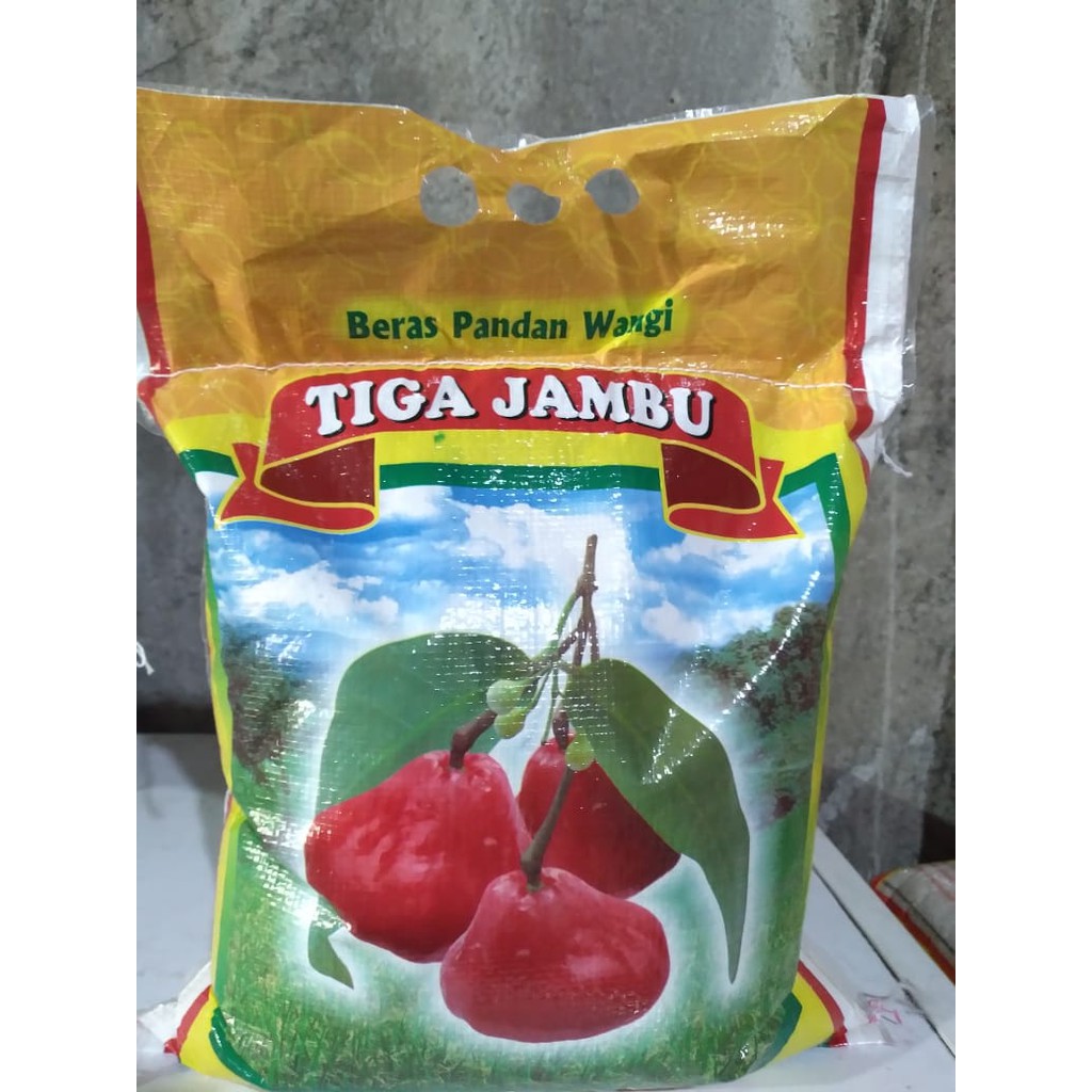 

Pandan Wangi Cap Tiga Jambu 5kg & 10kg Beras wangi, Pulen