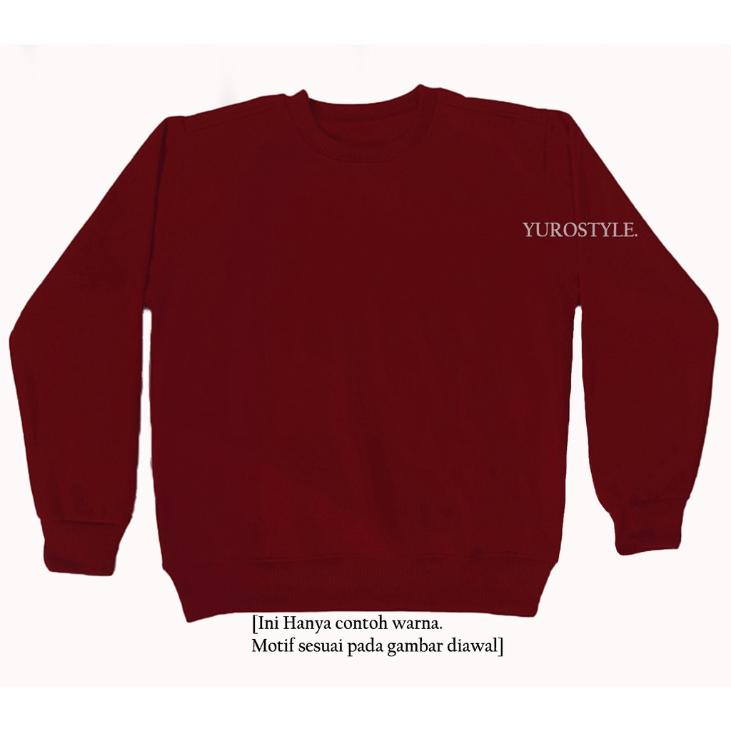 SWEATERPOLOS BASIC MONEY TALKS ( SABLON ) SIZE M-XXL ( PRIA & WANITA )-MAROON