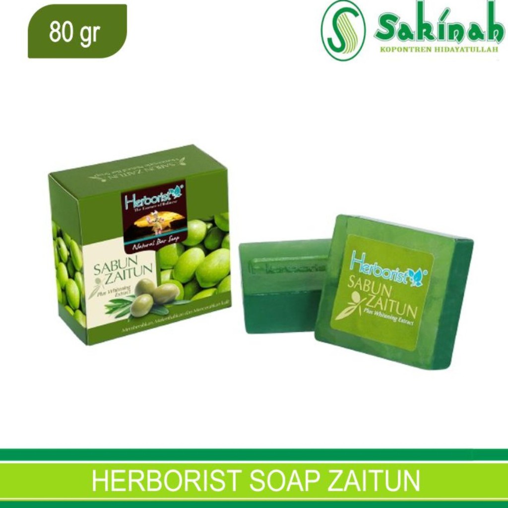 Herborist Natural Bar Soap Zaitun - 80gr