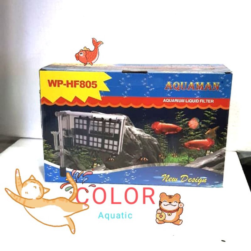 Hang On AQUAMAN HF805 Filter gantung Aquarium