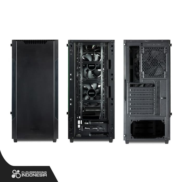 Tecware Nexus EVO Casing - Mid Tower Case Computer Black