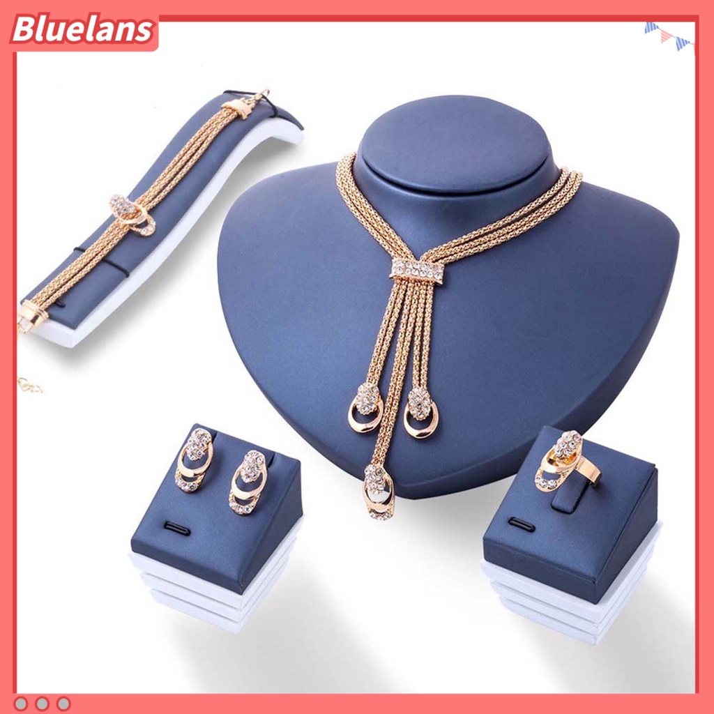 Bluelans Bracelets All-Match Comfortable Alloy Rhinestone Pendant Necklace