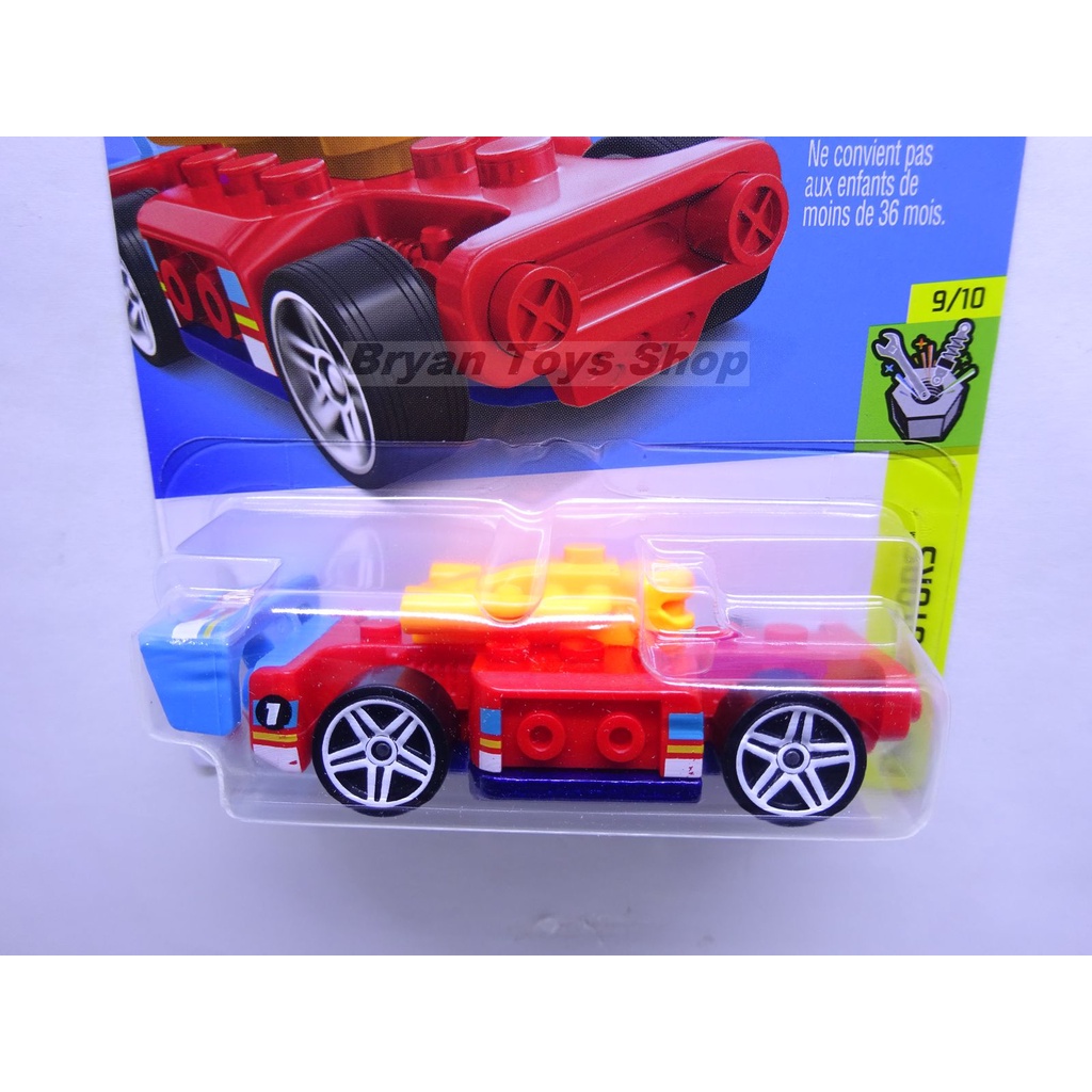 Hot Wheels Bricking Speed Merah Orange