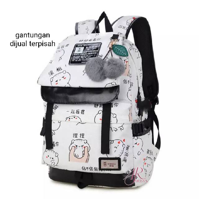 TAS BACKPACK BOOKBAG TEENAGE KARTUN JAPAN CUTE  ARISTA