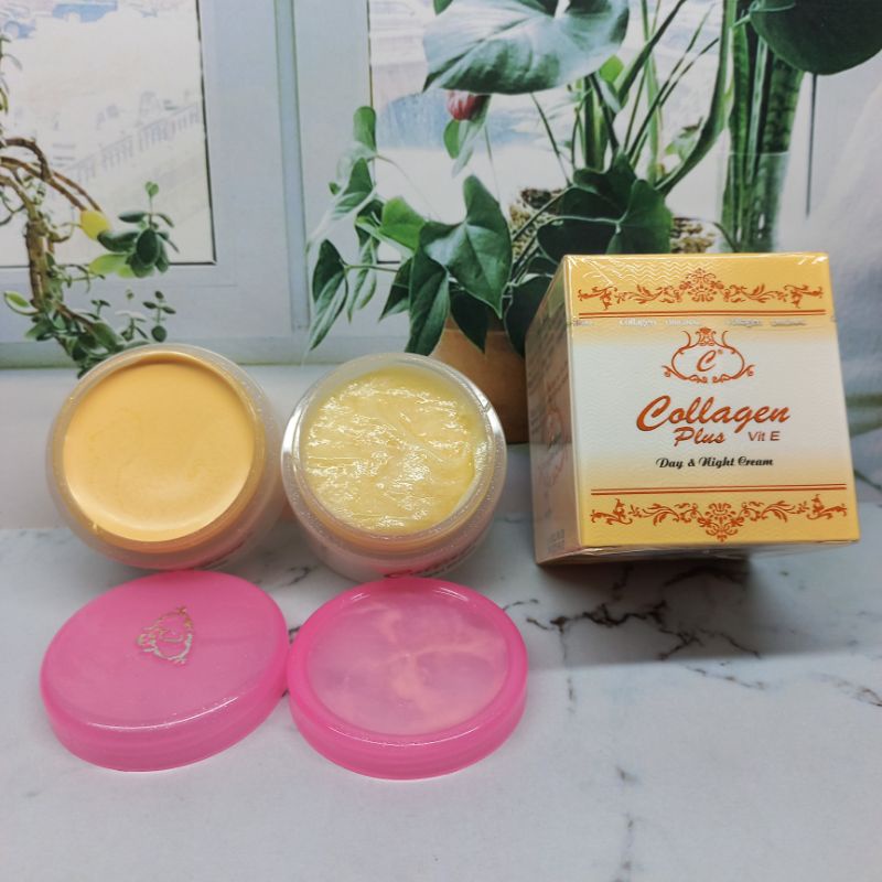 {12 PCS} CREAM COLLAGEN SUSUN SIANG MALAM ORIGINAL IMPORT MALAYSIA | SIANG MALAM