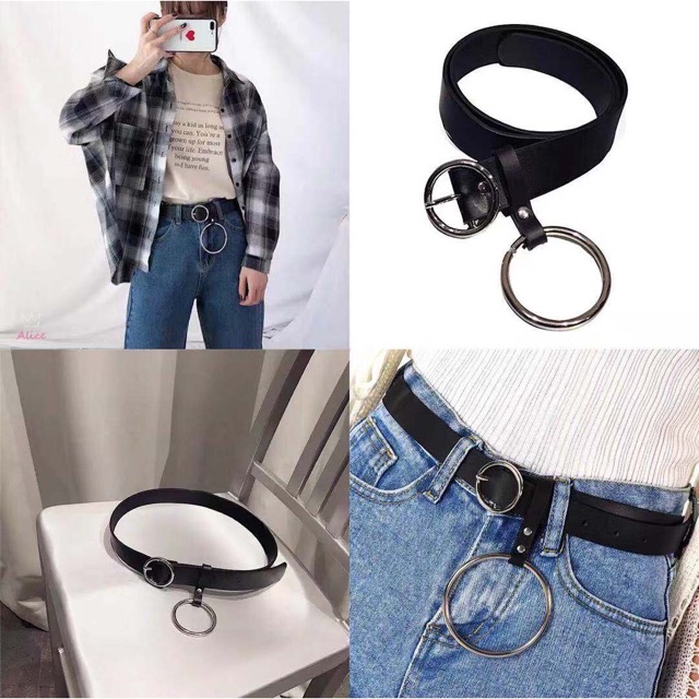 (COD）Ikat Pinggang Wanita Ring Belt/ PIN Gesper Fashion Wanita