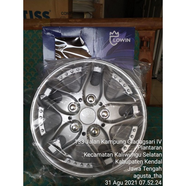 wildop/ weldop/wheldoop/tutup velg /dop ring 13 variasi