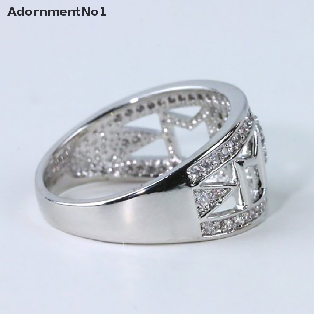 (AdornmentNo1) Cincin Dengan Liontin Bentuk Hati Untuk Hadiah Hari Ibu