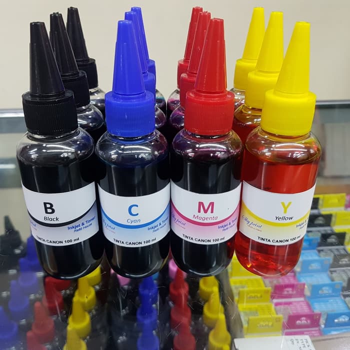 

tyha501s Tinta Canon 100 Ml. 1 Set ( 4 Warna ) E57Dtgfe