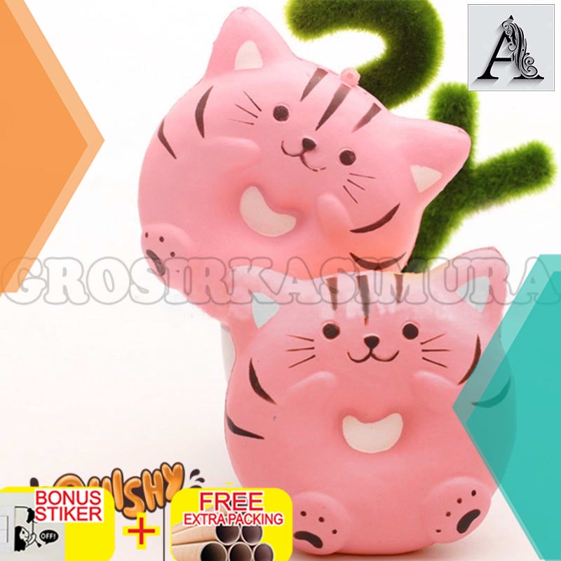 Terlaris Terlaris Squishy Kucing Donut Squishy Rainbow Donat Jumbo MR0212
