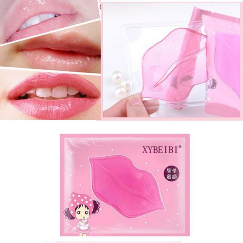 [bisa COD] ~ 1 PC MASKER BIBIR COLLAGEN PELEMBAB BIBIR LIP MASK