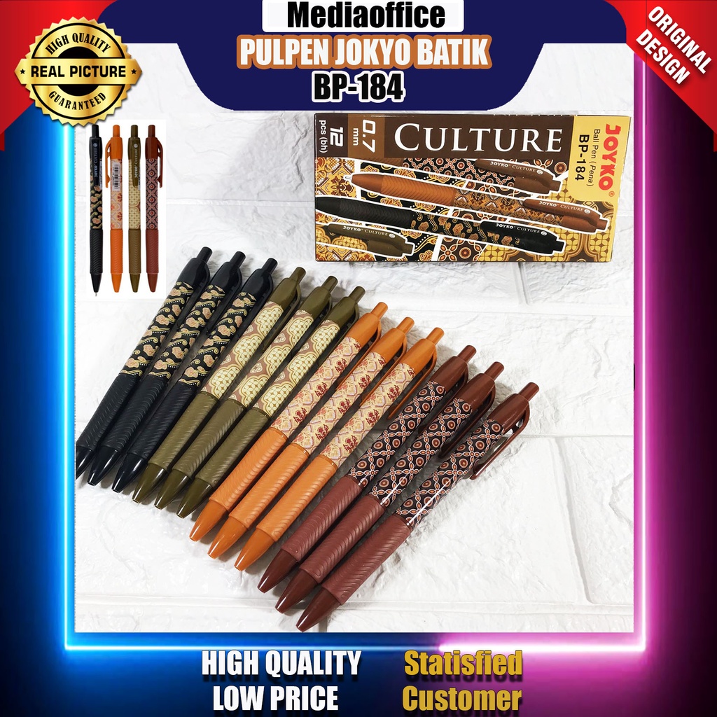 

Ballpoint/Pulpen Joyko Batik BP-184 - Isi 12 MURAH BERKUALITAS
