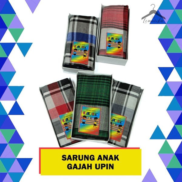 Sarung gajah upin ipin