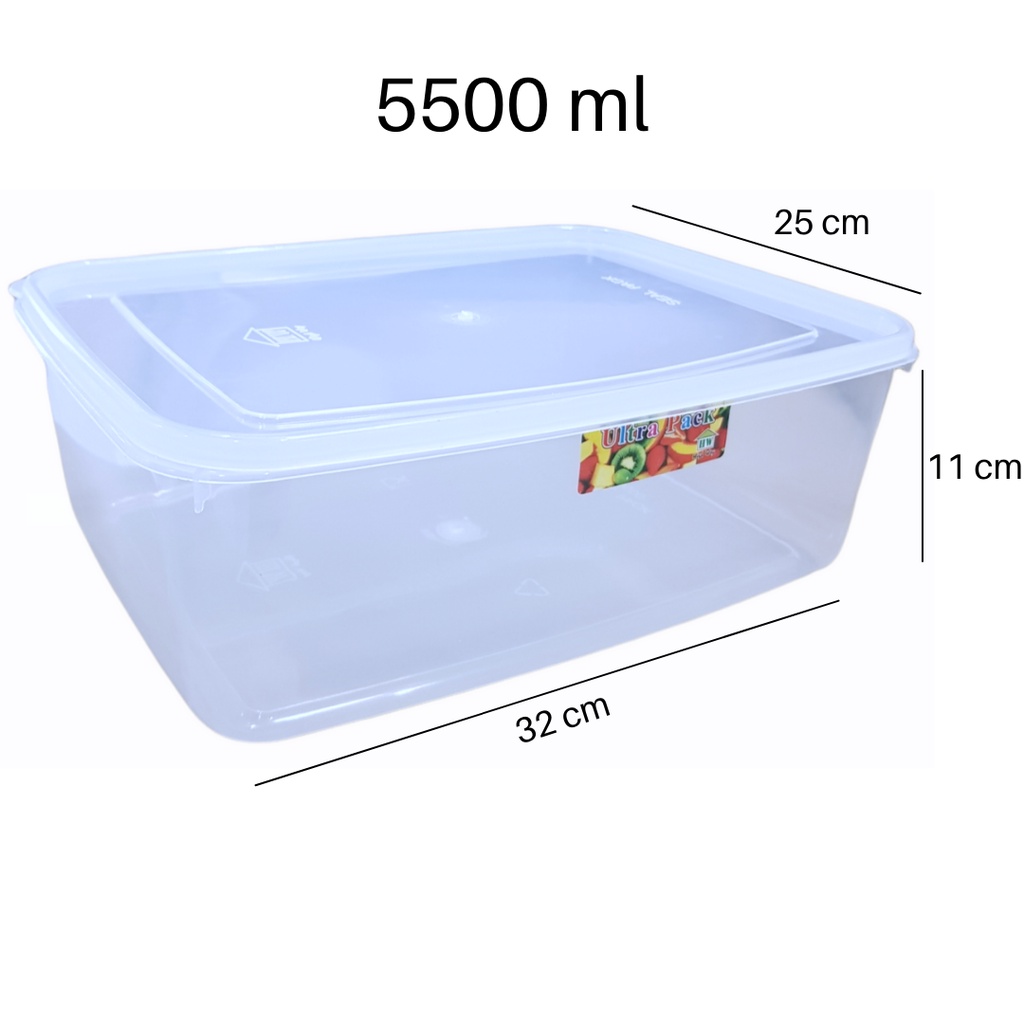 High Way Ultrapack 5500 / Kotak Kue Tempat Plastik Food Container Wadah Penyimpanan Murah Besar
