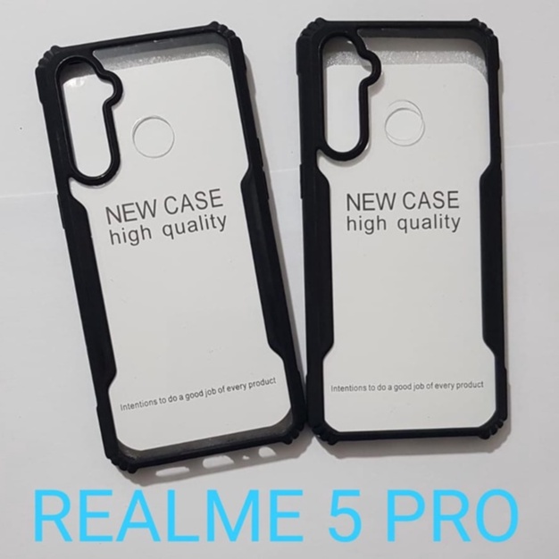 CASE FUSION ARMOR SHOCKPROOF REALME 5 PRO SOFTCASE - FA