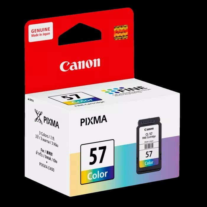 

T6Etfe4E Canon Catridge Cl 57 Color Original Cl57 Tinta Warna Cl-57 Colour E400 E57Dtgfe