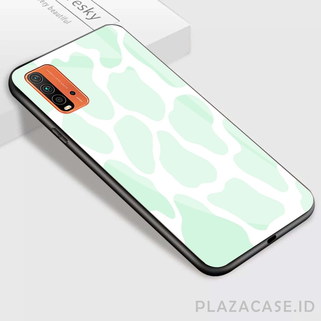 Softcase Glass Cow [K79] for All Type Redmi 9A 9C Y12S C17 A73 A53 POCO X3 A15 A11K RENO 4 RENO 4F