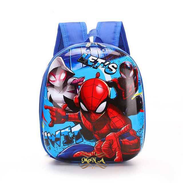 Tas Ransel Telur Sekolah Anak TK / Tas anak PAUD / Tas anak PG / tas sekolah TK Backpack - Spiderman