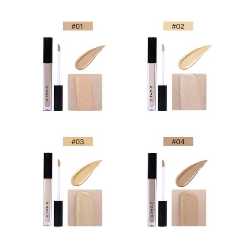 O.TWO.O Full Cover Long Lasting Moisturizing Liquid  Face Concealer (1,2,3,4)