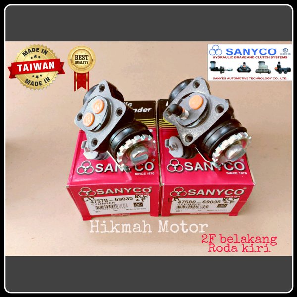 MASTER REM RODA WHEEL CYLINDER BELAKANG SEBELAH KIRI ATAU CYLINDER ASSY REAR WHEEL BRAKE TOYOTA