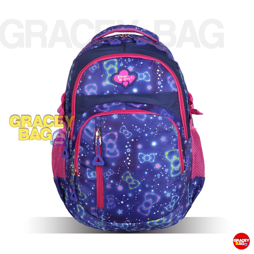 GB-70779V Tas Ransel Sekolah Anak Perempuan / Remaja Silvergirl