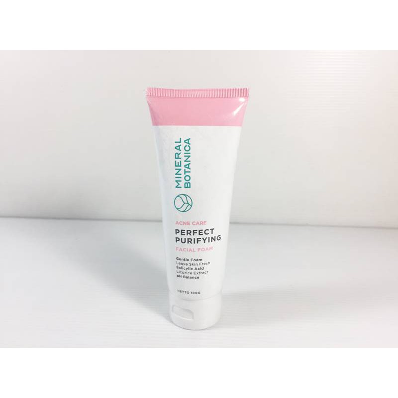 mineral botanica acne care perfect purifying facial foam