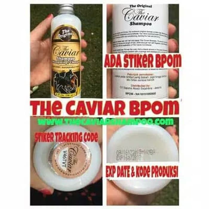 shampoo caviar original bpom