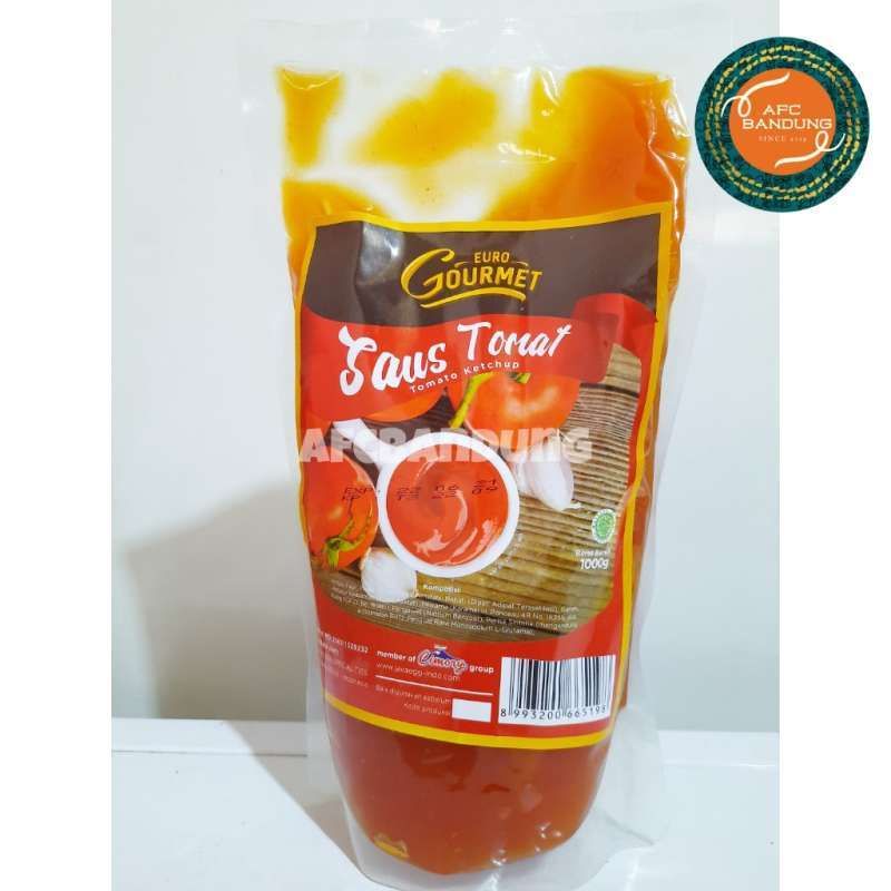 

Saus Saos Tomat Euro Gourmet Kemasan Refil 1kg SAYUR GEDEBAGE PRAKTIS BANDUNG