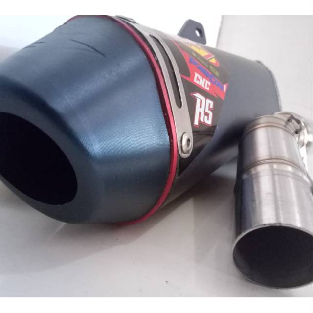 Knalpot gp7 type cnc rs motor honda crf 150L bore up