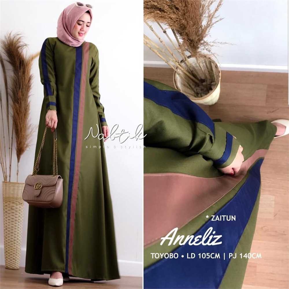 Dress Muslimah Anneliz Army