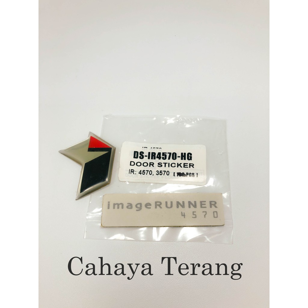 Door Sticker Mesin Fotokopi Canon IR 4570 DS IR-4570-HG Import