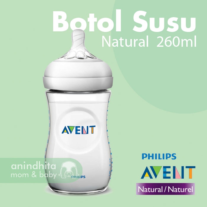 AVENT Natural Bottle 260ml SIngle Pack