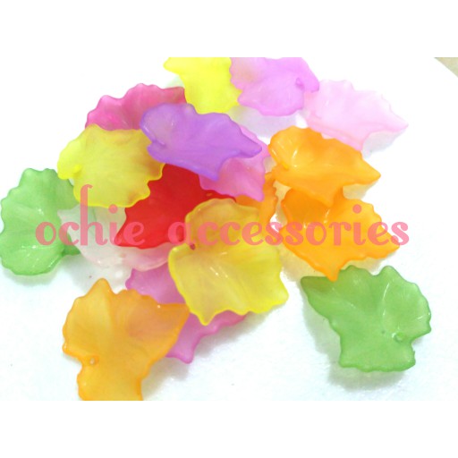 Stok Ready manik   mote akrilik daun anggur  12 Berkualitas