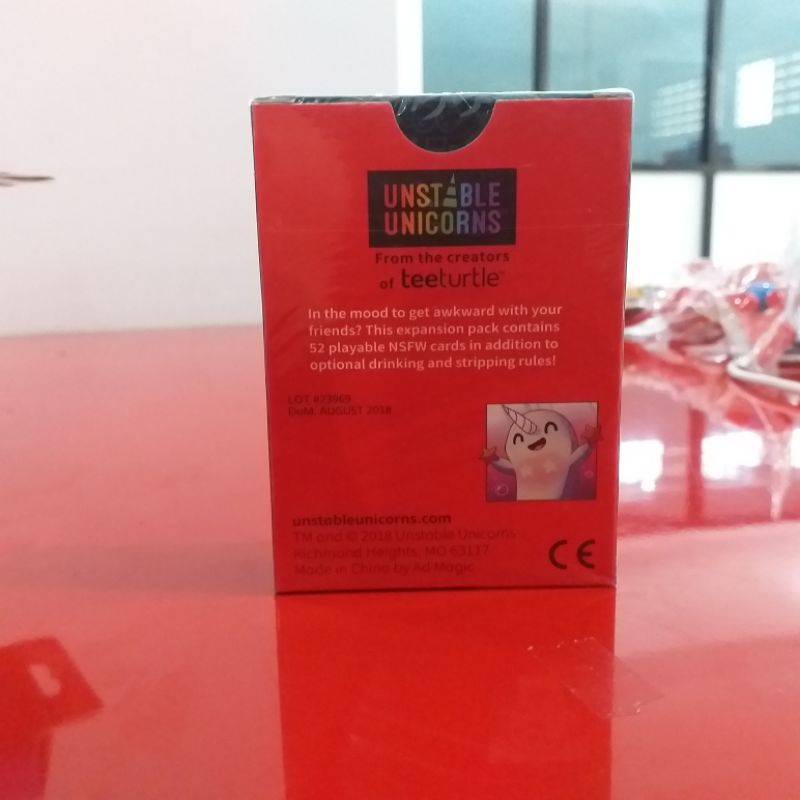 unstable unicorns nsfw expansion board game