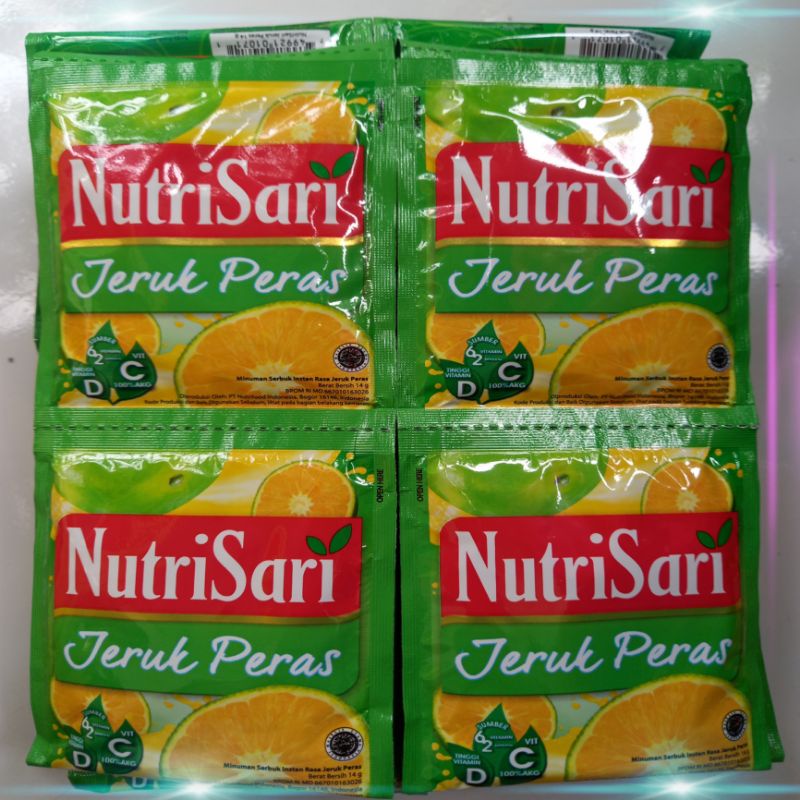 

nutrisari jeruk peras 1 renceng isi 10 sachet